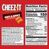 Cheez-It Hot and Spicy Cheese Crackers, Baked Snack Crackers, 12.4 oz