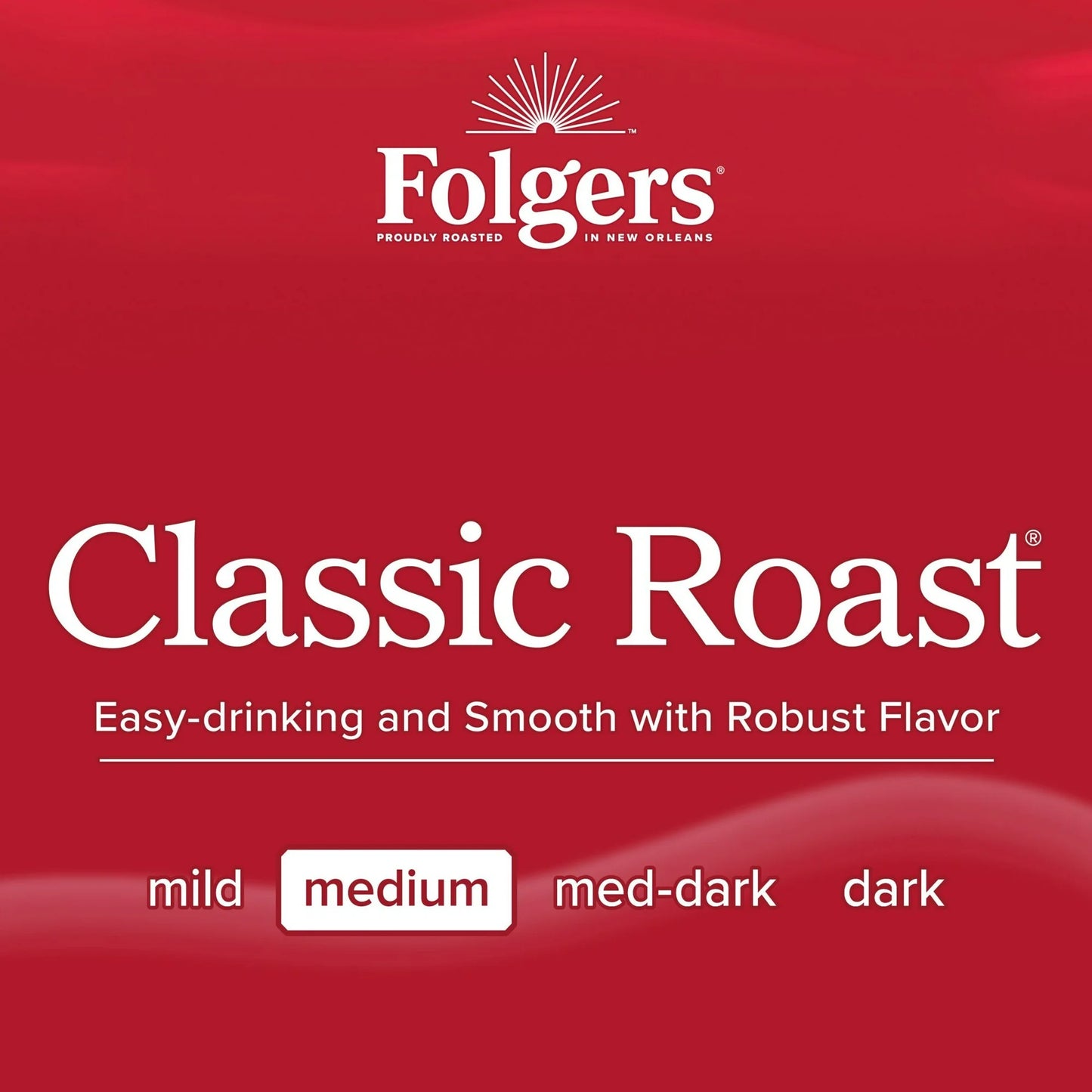 Folgers Classic Roast Instant Coffee, Single Serve Packets, 0.49oz, 7ct