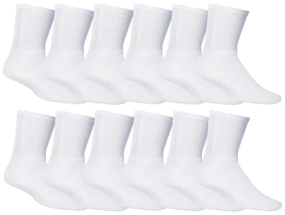 Men’s Cotton Crew Socks (6 pairs)