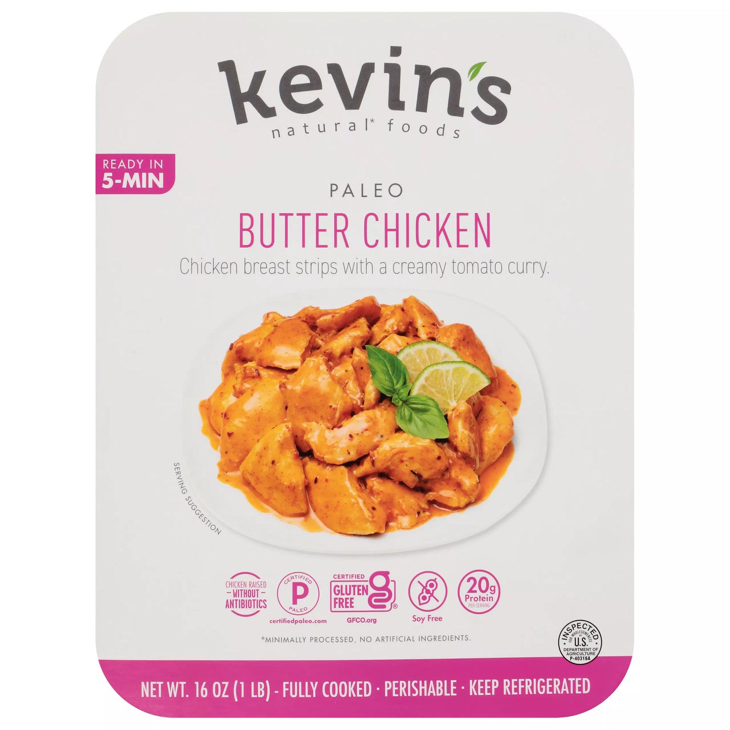Kevin's Natural Foods Butter Chicken