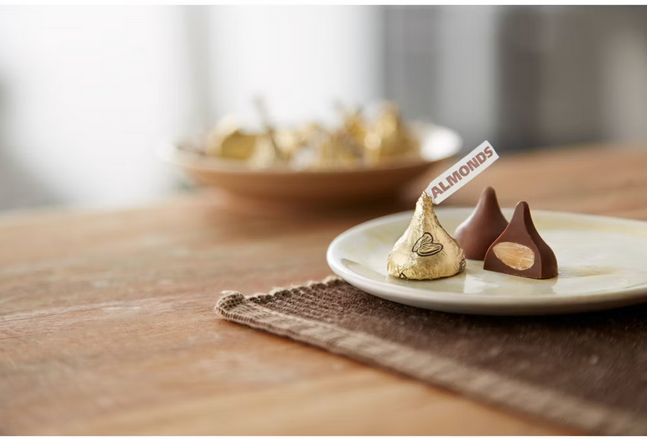 Hershey's Kisses Almond Chocolate Candy - 10oz