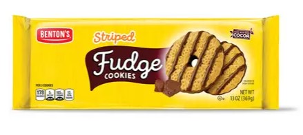 Benton's Original Fudge Striped Shortbread Cookies 13 oz