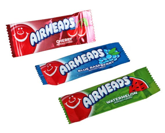 Airheads Assorted Mini Candy Bars, 3.62 oz. Packs