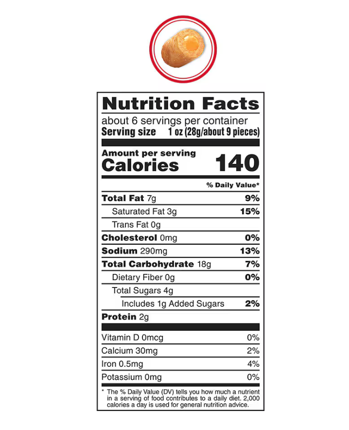 Combos Cheddar Cheese Cracker Baked Snacks Bag, 6.3 oz