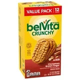 belVita Cinnamon Brown Sugar Breakfast Biscuits, Value Pack, 5.12 OZ, 12 Packs (4 Biscuits Per Pack)