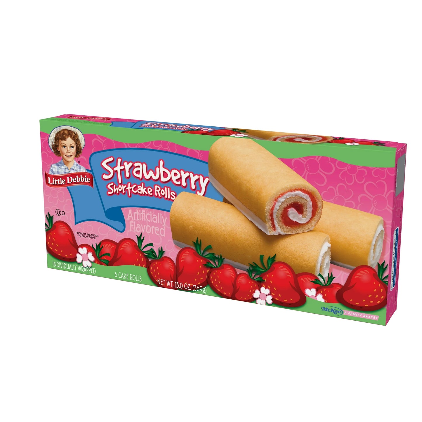 Little Debbie Strawberry Shortcake Rolls ,13 oz, 6ct, 1PK