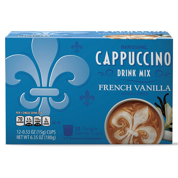 Barissimo French Vanilla Cappuccino Cups  6.35oz