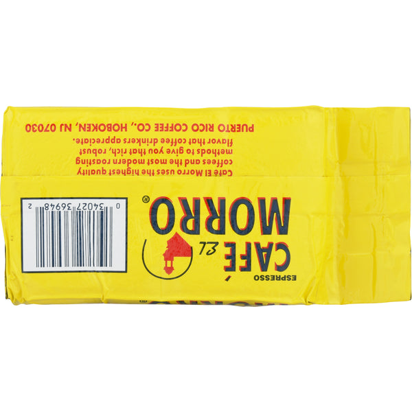 Cafe El Morro Espresso Coffee, 100% Pure 8.8oz