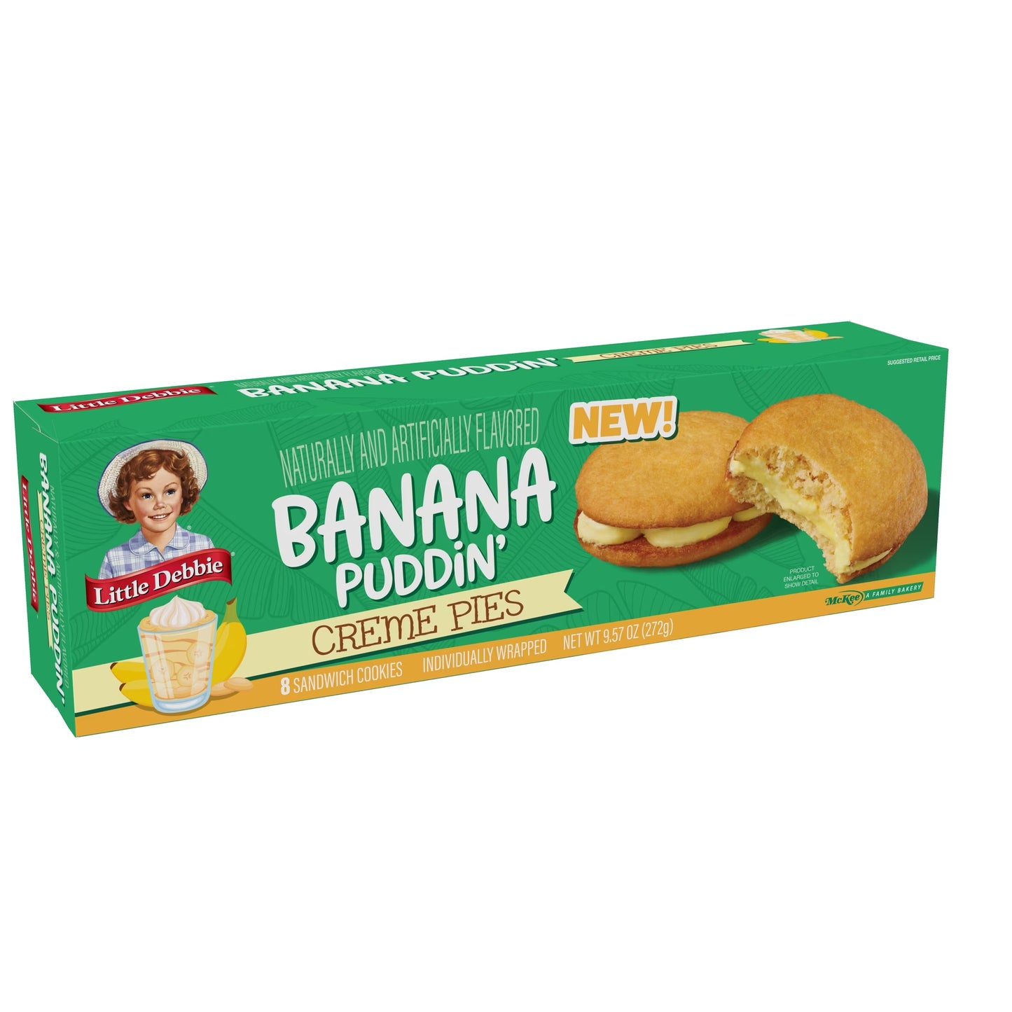 Little Debbie Banana Puddin' Creme Pies
