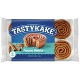 Tastykake Pecan Swirls, Cinnamon and Pecan Filled Value Snacks, 6 oz, 6 Count