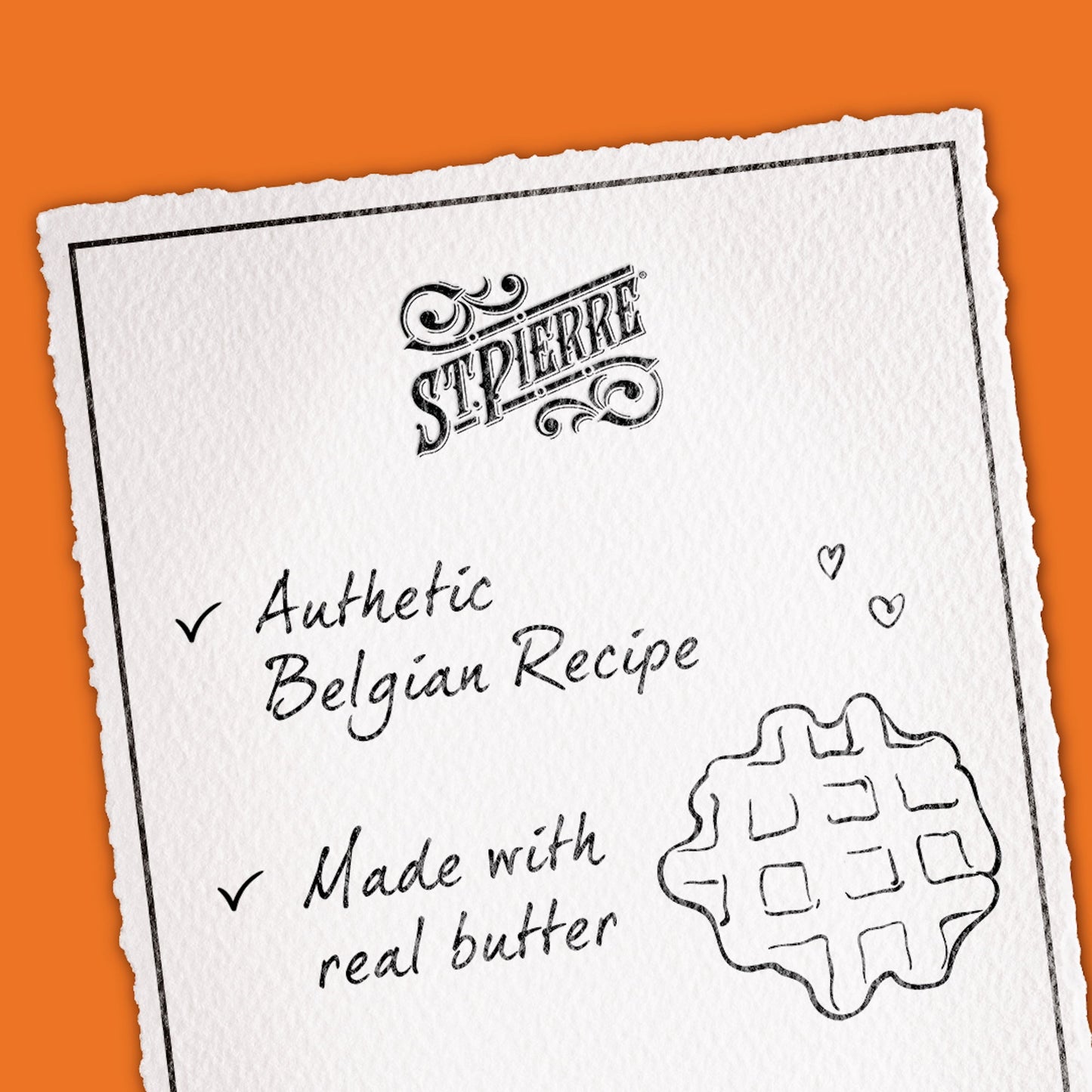 St. Pierre Brioche Waffles with Butter, 6 Ct, 10.6 oz