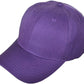 Solid Color Baseball Caps (Velcro)