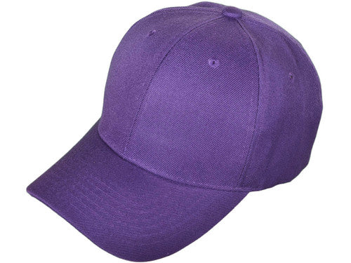 Solid Color Baseball Caps (Velcro)