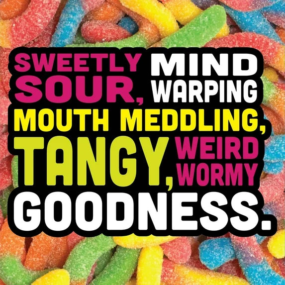 Trolli Sour Brite Crawlers, Candy, Cherry-Lemon, Strawberry-Grape & Orange-Lime, Sweet and Sour, Gummy Worms, 14 oz