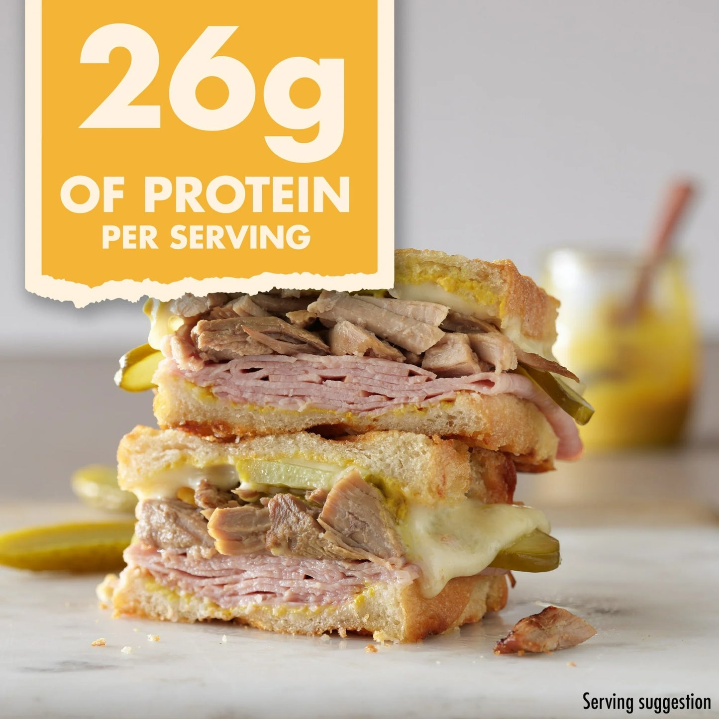 HORMEL SQUARE TABLE Slow Simmered Pork Roast Au Jus and Savory Sauce, Refrigerated, 15 oz Plastic Microwaveable Tray