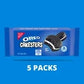 OREO Cakesters Soft Snack Cakes, 5 - 2.02 oz Snack Packs