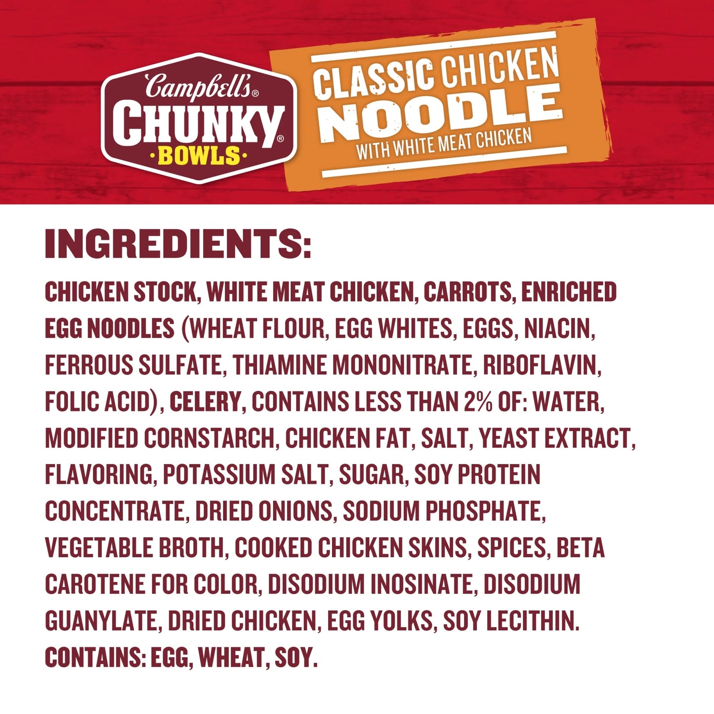 Campbell's Chunky Soup, Classic Chicken Noodle Soup, 15.25 oz Microwavable Bowl