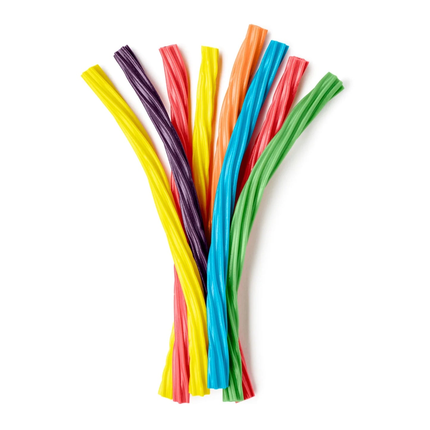 Twizzlers Twists Rainbow Flavored Licorice Style Low Fat Candy, Bag 12.4 oz