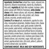 Cheez-It DUOZ Bacon and Cheddar Crackers, Baked Snack Crackers, 12.4 oz