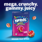 NERDS Juicy Gummy Clusters, Strawberry Punch, Juicy and Gummy Candy, for Snacking and Sharing, 7.15 oz Stand Up Bag