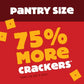 Cheez-It Hot and Spicy Cheese Crackers, Baked Snack Crackers, 12.4 oz
