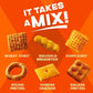 Chex Mix Cheddar Snack Mix, Savory Snack Bag, Family Size, 13.5 oz