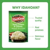Idahoan Sour Cream & Chives Mashed Potatoes, 4 oz