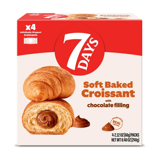 7Days Multipack Croissant, Chocolate 4x2.12oz/8.48oz