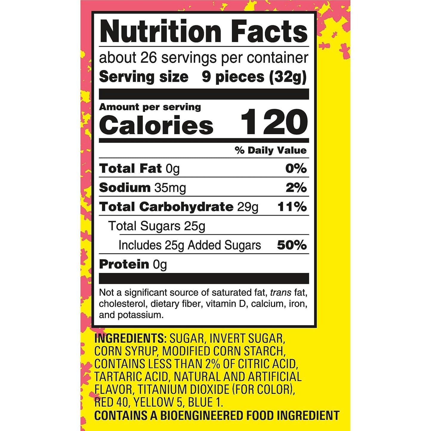 SOUR PATCH Watermelon Soft & Chewy Candy, Family Size, 1.8 lb