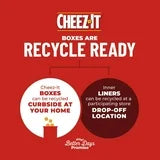 Cheez-It DUOZ Bacon and Cheddar Crackers, Baked Snack Crackers, 12.4 oz
