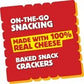 Cheez-It DUOZ Bacon and Cheddar Crackers, Baked Snack Crackers, 12.4 oz