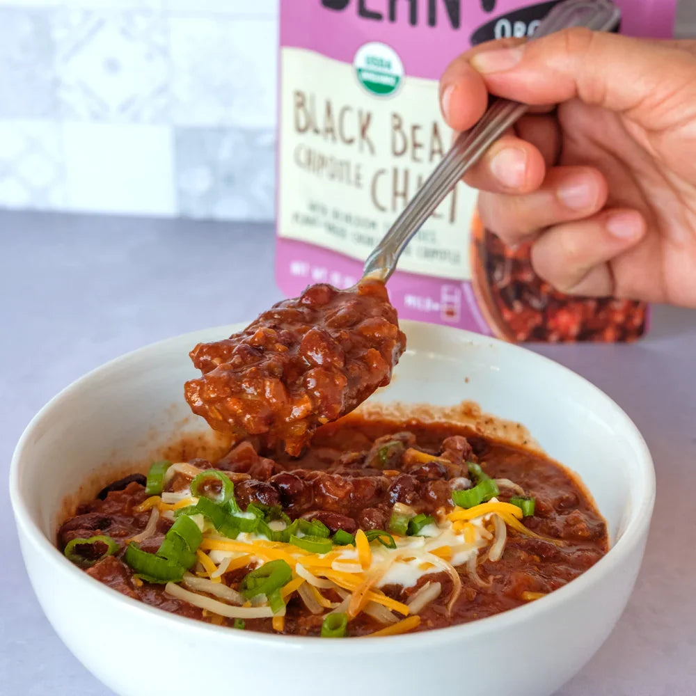 BeanVIVO Organic Black Bean Chipotle Chili, 10 oz. Pouch
