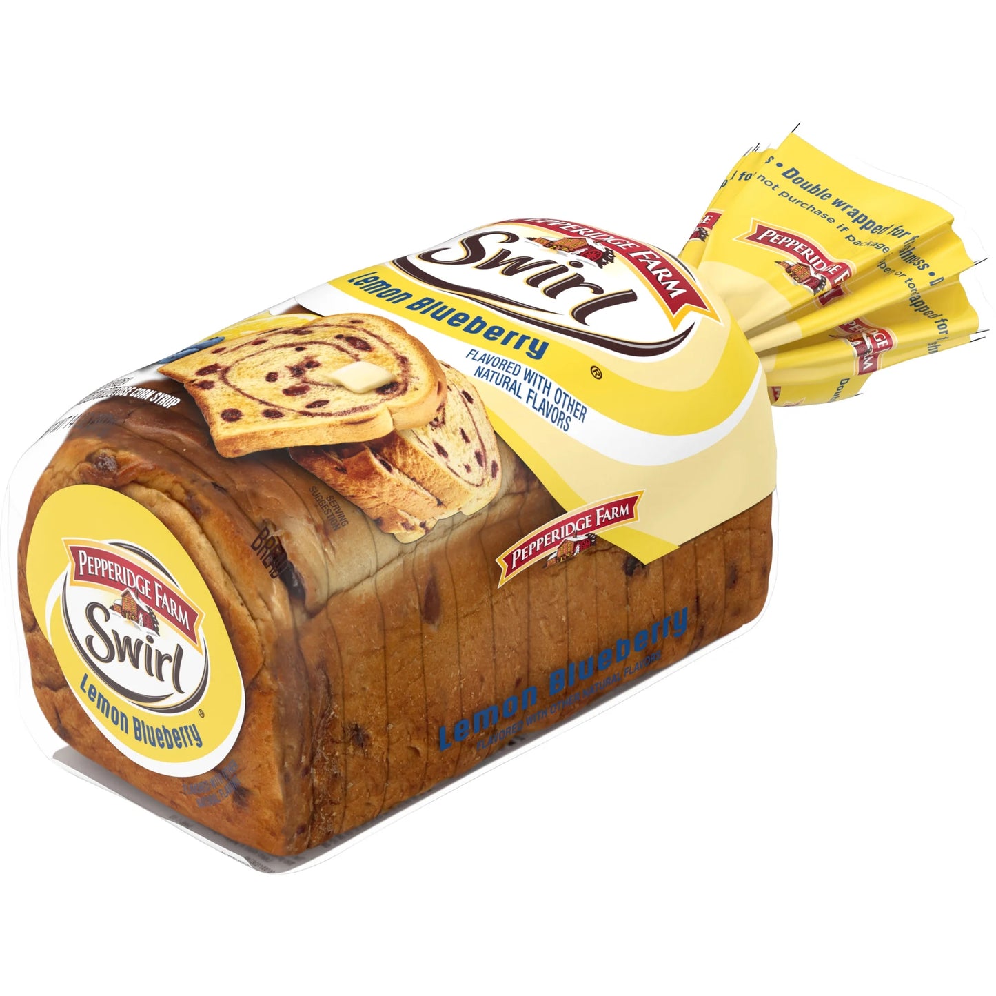 Pepperidge Farm Swirl Lemon Blueberry Flavored Breakfast Bread, 14 oz Loaf