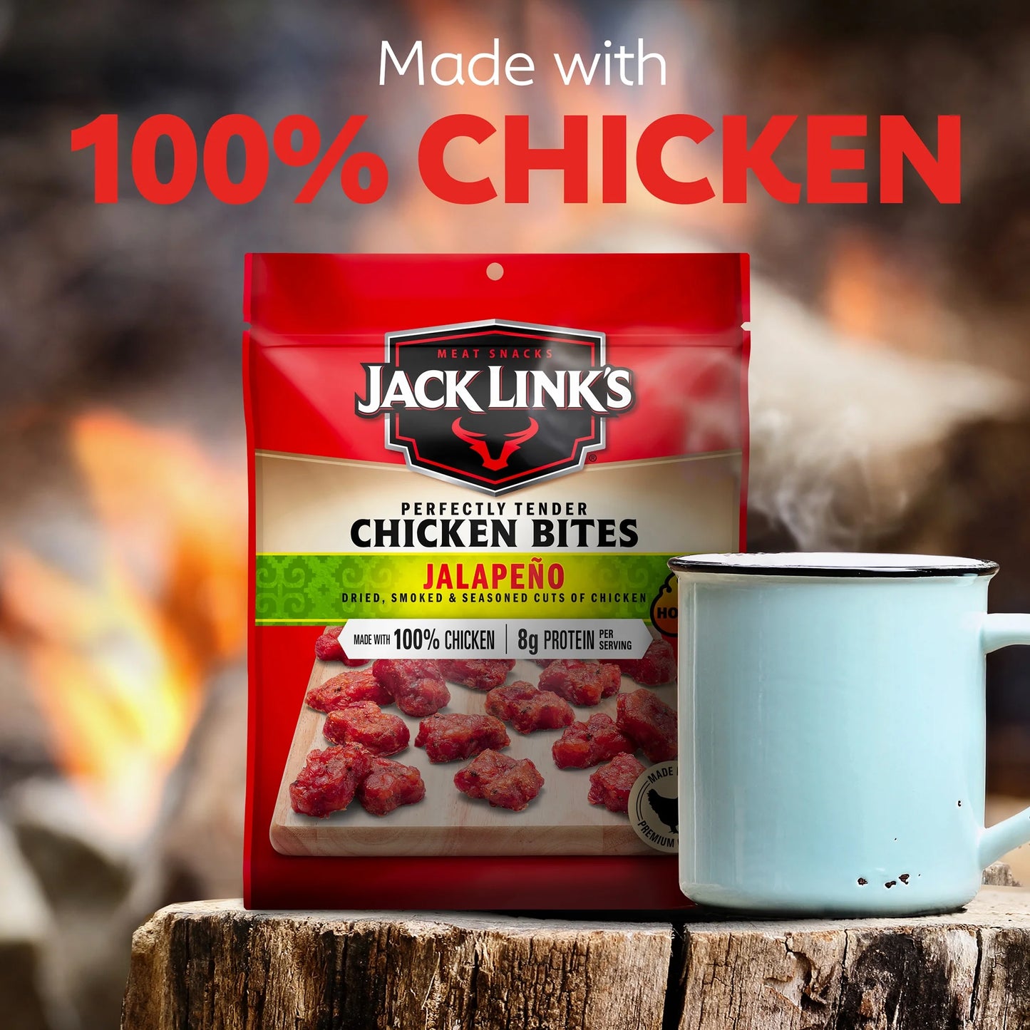 2.85 Ounce Jack Link's Jalapeno Chicken Bites 1/1 Count, 2.85 oz