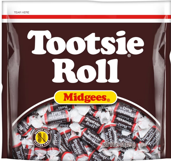Tootsie Roll Midgees Candy Standup Bag – 15oz