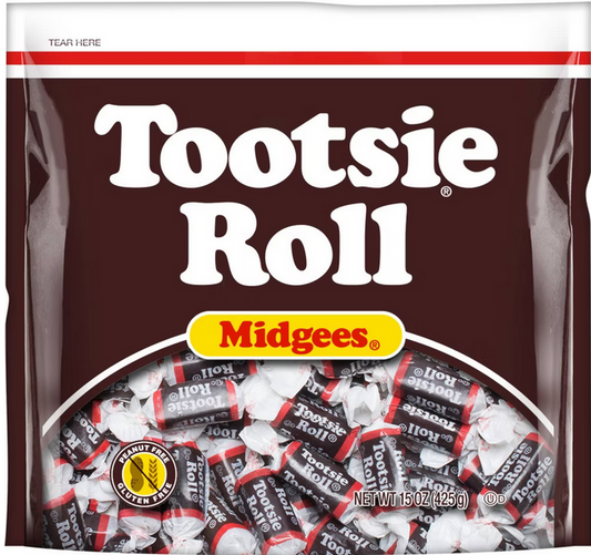 Tootsie Roll Midgees Candy Standup Bag – 15oz