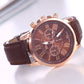 Casual Solid Color Buckle Quartz Women's Watches