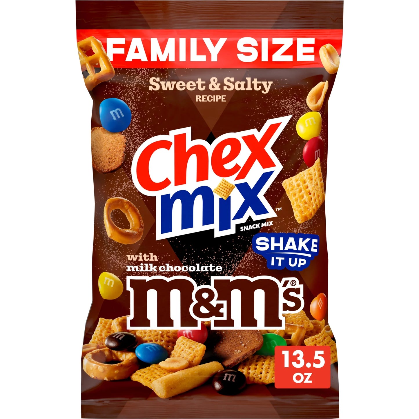 Chex Mix Sweet and Salty Snack Mix, with M&Ms Milk Chocolate Candies, 13.5 oz (4.4) |