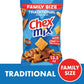 Chex Mix Traditional Original Recipe Snack Mix, Savory Snack Bag, Family Size, 13.5 oz