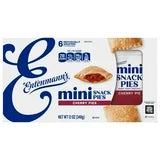 Entenmann's Cherry Snack Pies, 6 packs, Mini Pies, 12 oz Box