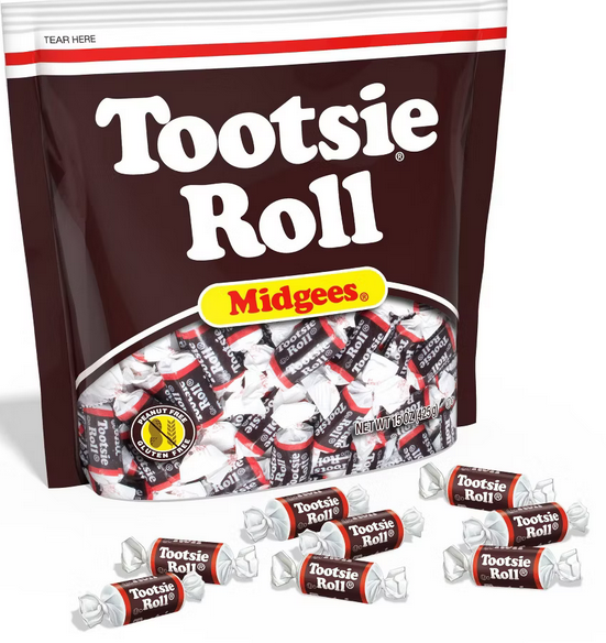 Tootsie Roll Midgees Candy Standup Bag – 15oz