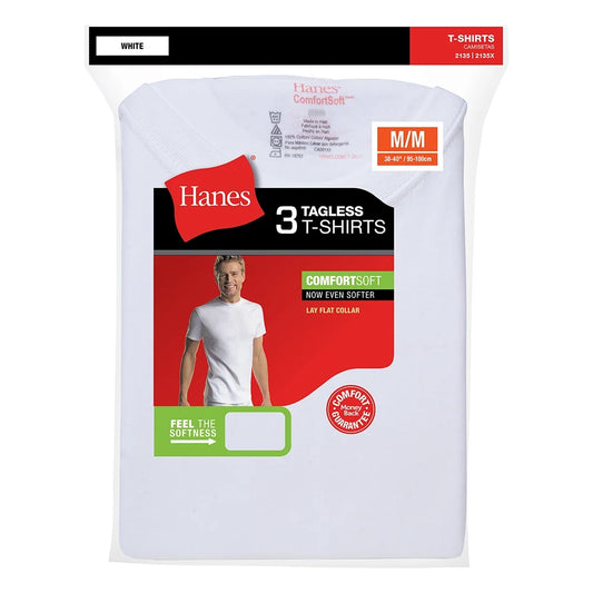 Hanes 3pk white undershirts