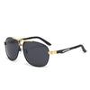 Men's Square Full Frame Sunglasses With Tac Lens Material In Gold, Perfect For Summer