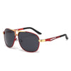 Men's Square Full Frame Sunglasses With Tac Lens Material In Gold, Perfect For Summer
