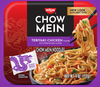 Nissin Foods Chow Mein Instant Noodles, Teriyaki Chicken Flavor, 4.0 oz Tray, Shelf-Stable