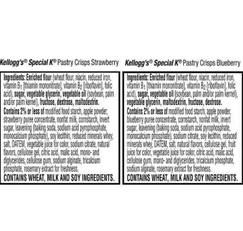 Special K Pastry Crisps Breakfast Bars Variety Pack, 26.4 oz, 60 pk.