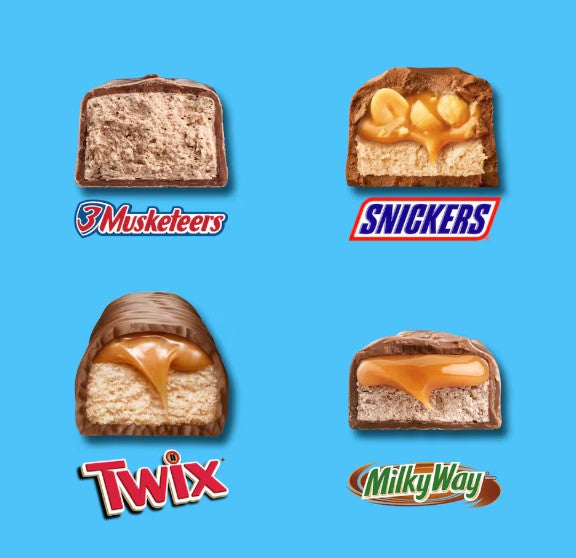 Assorted Mars Favorites Mini Chocolate Candy Bars, 8.31 oz.