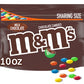 M&M'S Milk Chocolate Candy Sharing-Size Resealable Bags, 10 oz.