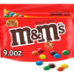 M&M'S Peanut Butter Milk Chocolate Candy Sharing- Size Resealable Bag, 9 oz..