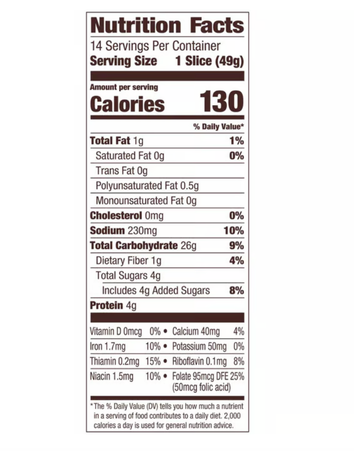 PEPPERIDGE FARM HEARTY WHITE BREAD, 1 LB 0 oz